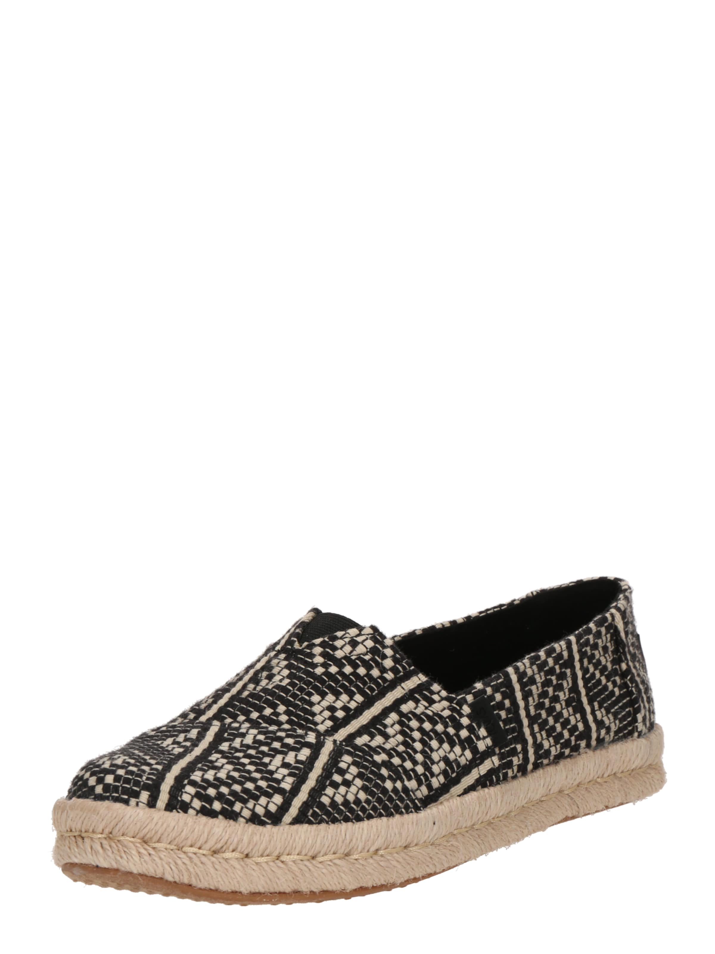 TOMS Espadrilles 'ROPE 2.0' in Black: front