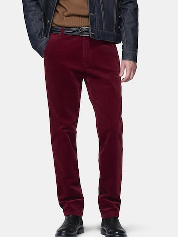 Regular Pantalon chino 'Bonn 2-3708' MEYER en rouge : devant