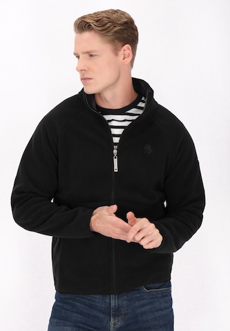 Schmuddelwedda - Chaqueta polar en negro: frente