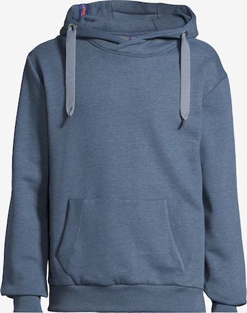 salzhaut Sweatshirt 'Heff' in Blau: Vorderseite