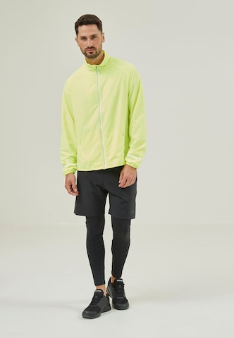 ENDURANCE Regular fit Athletic Jacket 'Lessend' in Yellow