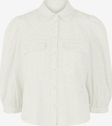 Y.A.S - Blusa 'Clima' em branco: frente