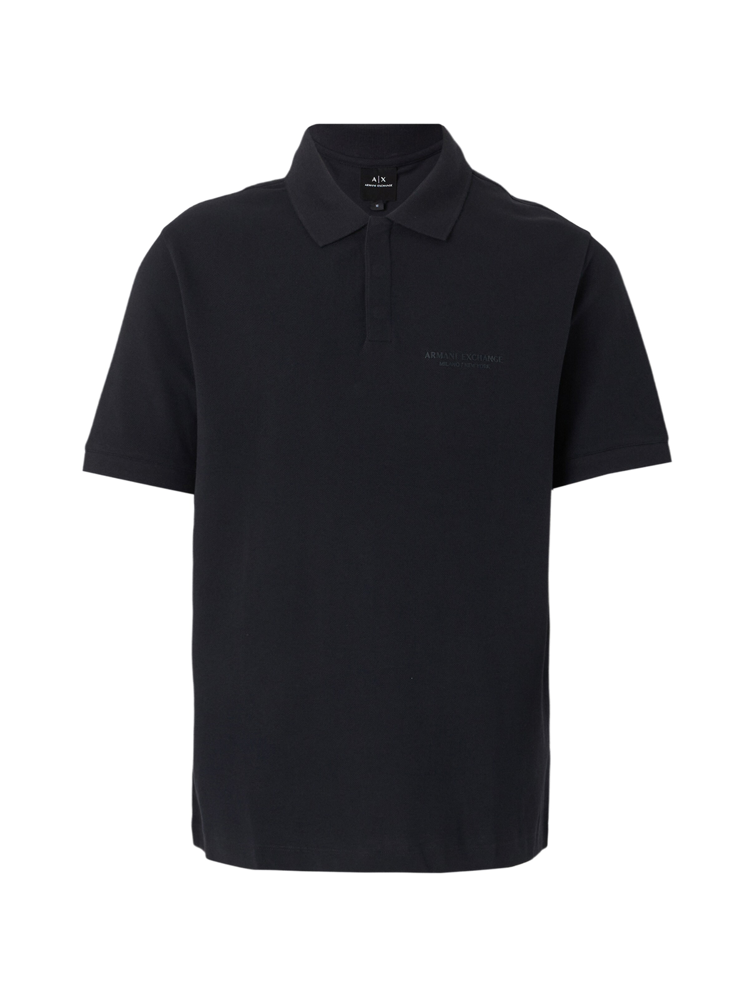 ARMANI EXCHANGE - Camiseta en azul: frente