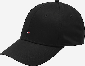 TOMMY HILFIGER - Gorra en negro: frente