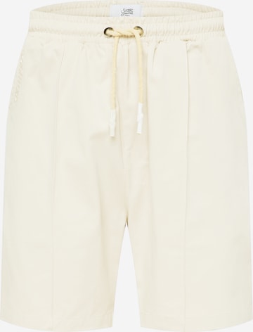 Regular Pantalon Sixth June en beige : devant
