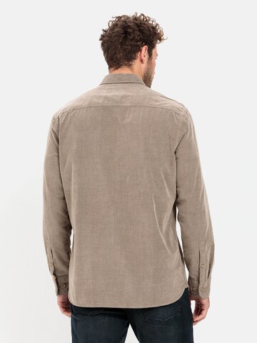 CAMEL ACTIVE Regular fit Button Up Shirt in Beige