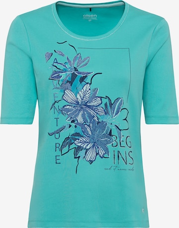Olsen T-Shirt 'Edda' in Blau: predná strana