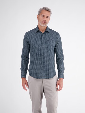 LERROS Regular fit Button Up Shirt in Blue: front