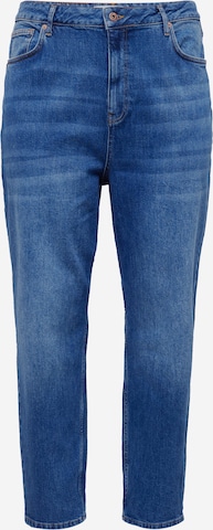 River Island Plus Regular Jeans in Blue: front