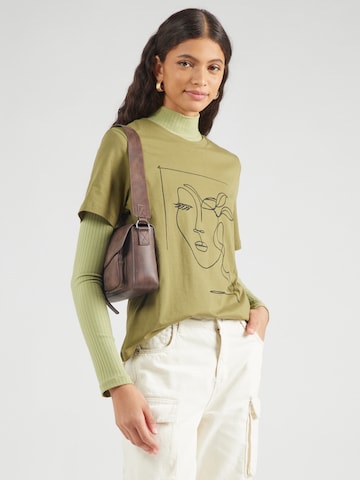 T-shirt VILA en vert : devant
