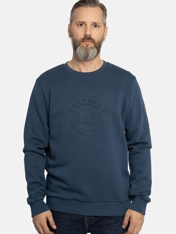 FORSBERG Sweatshirt 'Sweatshirt mit 3D Logo' in Blue: front
