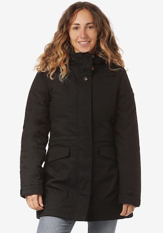 Veste outdoor 'Serala 2.0' Lakeville Mountain en noir : devant