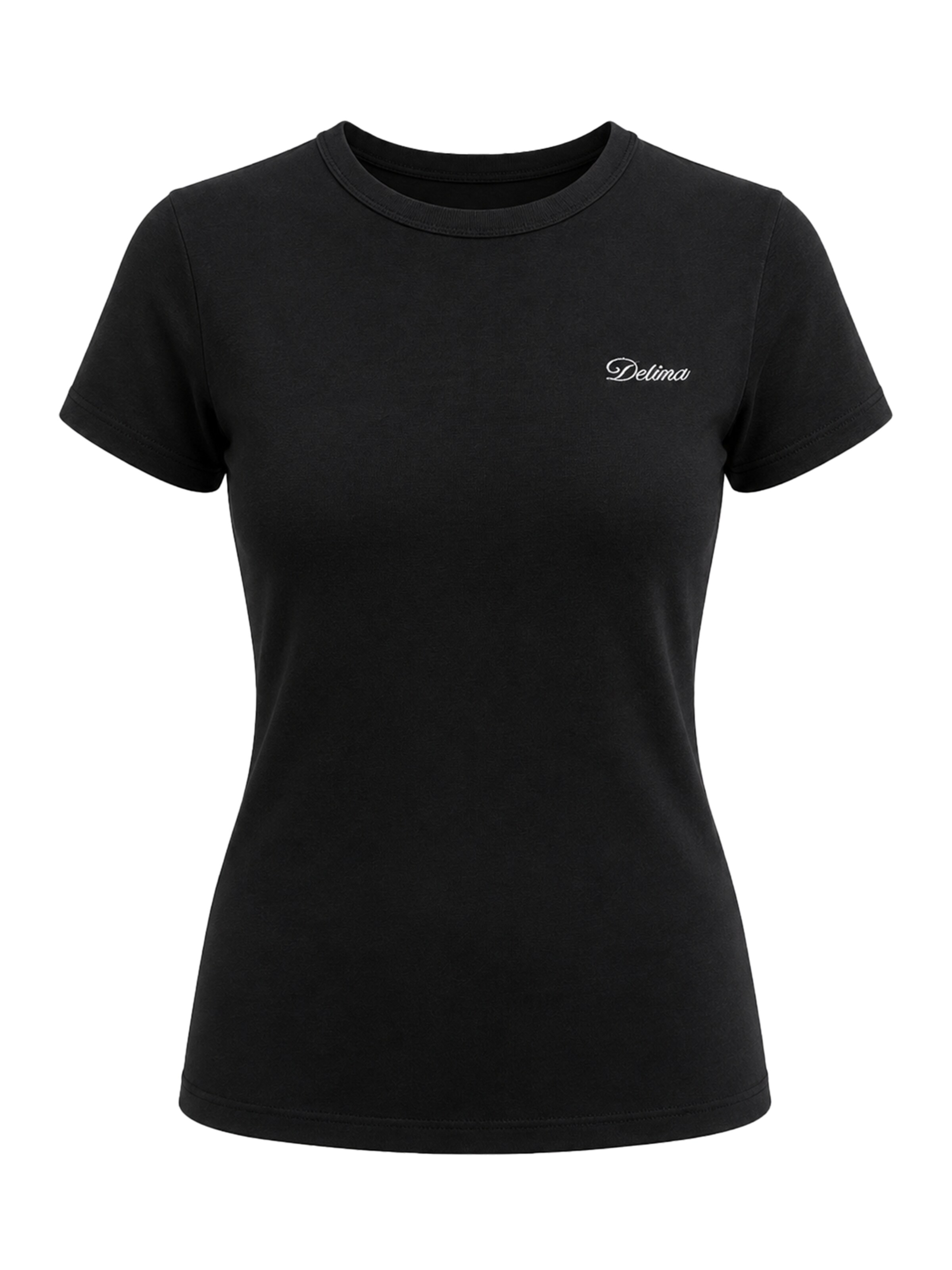 About You x Dani Klieber Shirt in Black: front