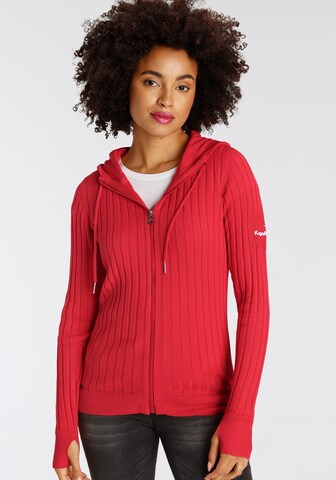 KangaROOS Sportstrickjacke in Rot: Vorderseite