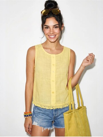 Bianco Lucci - Blusa em amarelo