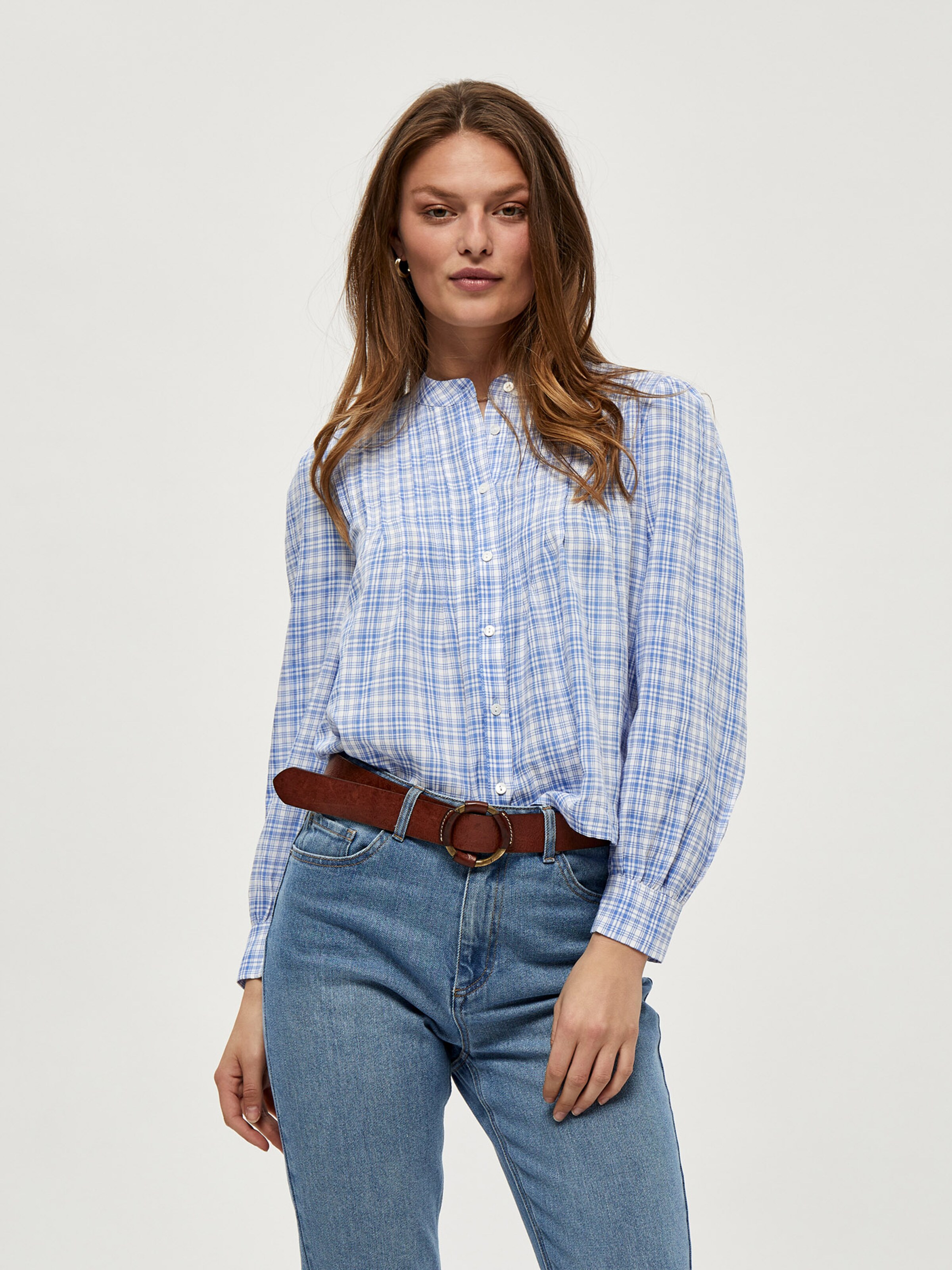Frauen Große Größen Peppercorn Bluse 'Carrie Jemina' in Blau, Hellblau - WT74420 Frauen Große Größen Peppercorn Bluse 'Carrie Jemina' in Blau, Hellblau - WT74420
