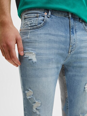 Pull&Bear Regular Jeans in Blauw