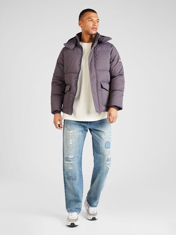 Pepe Jeans Winter Jacket 'BIEL' in Grey