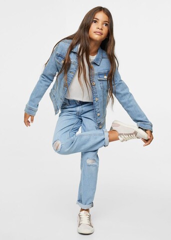 MANGO KIDS Regular Jeans 'Mommy' i blå