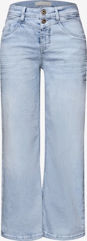 STREET ONEWide Leg/ Široke nogavice Traperice 'Emee' - plava boja: prednji dio