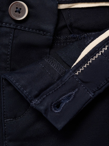 MANGO KIDS Slimfit Spodnie w kolorze niebieski