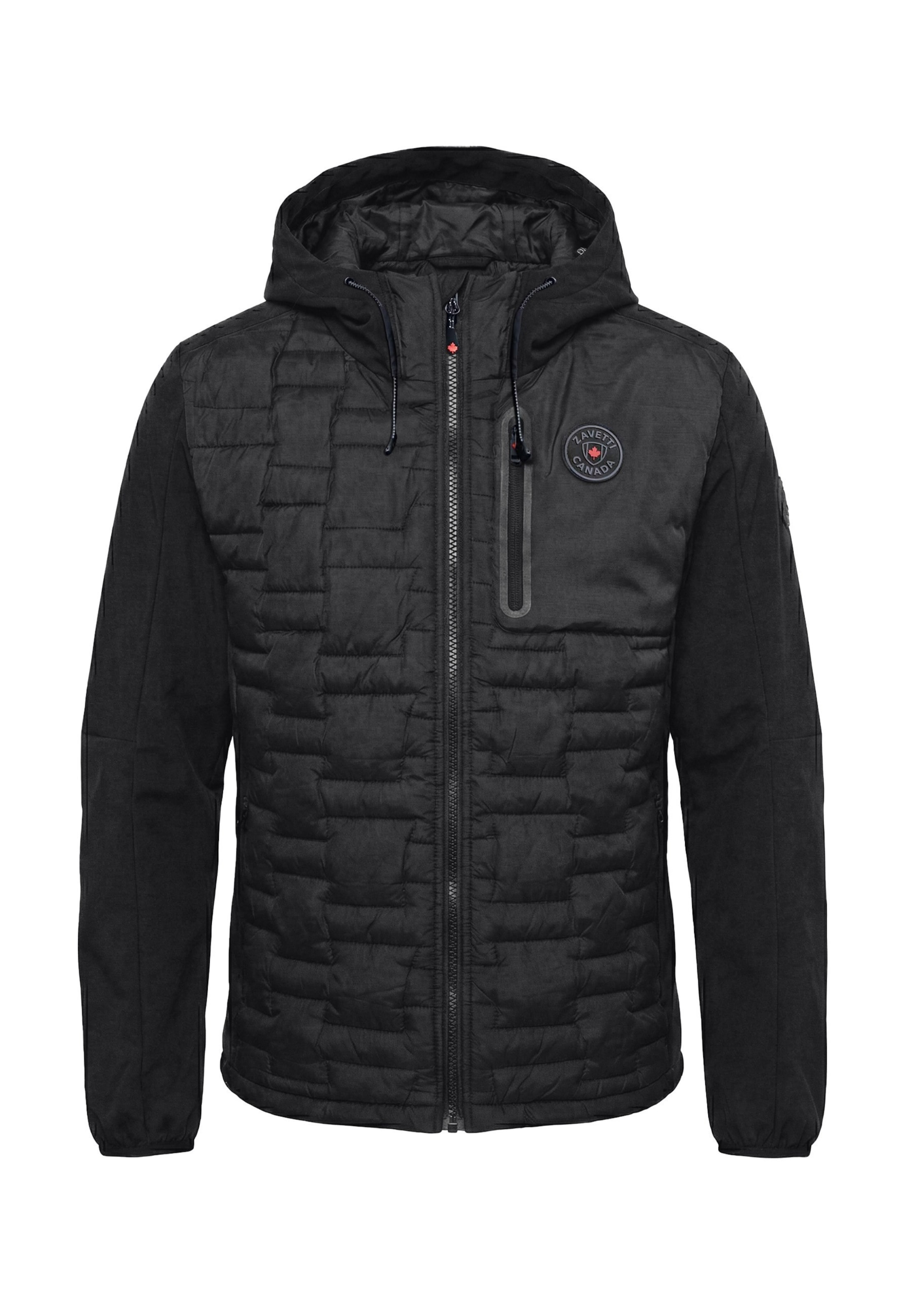 Zavetti Canada JACKE 'CAPUTINI HYBRID' in Schwarz: Vorderseite