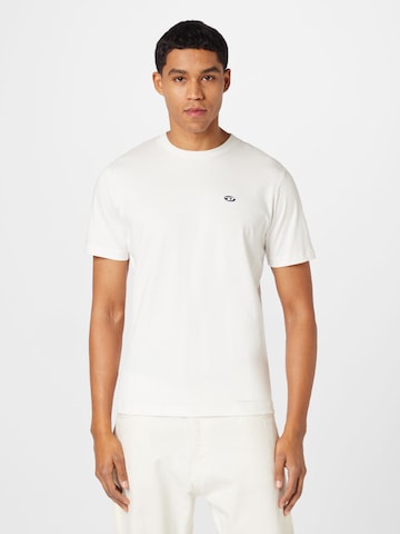 DIESEL Shirt 'JUST DOVAL' in Wit: voorkant