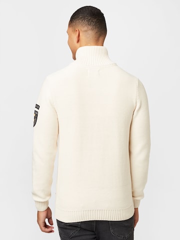 Petrol Industries Sweater in White