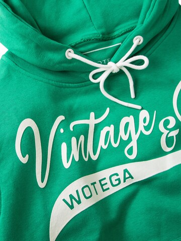 WOTEGA Sweatshirt 'WT Star' in Green