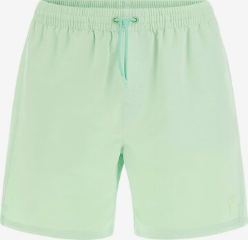 GUESS Board Shorts in Green: front