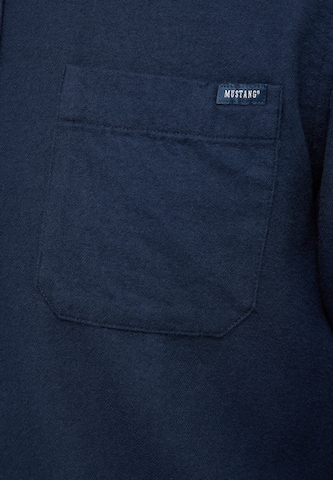 MUSTANG Regular fit Button Up Shirt 'Eastbridge' in Blue