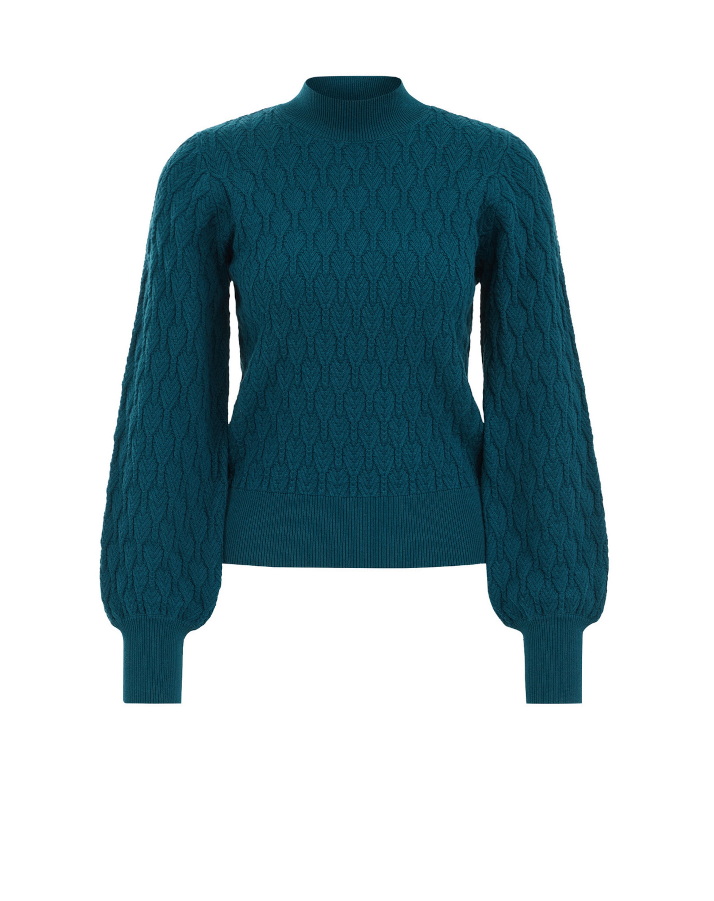 WE Fashion Pullover in Grün: Vorderseite