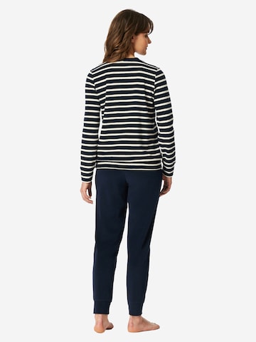 SCHIESSER Pyjama 'Casual Essentials'‌‌‌‌ in Blau