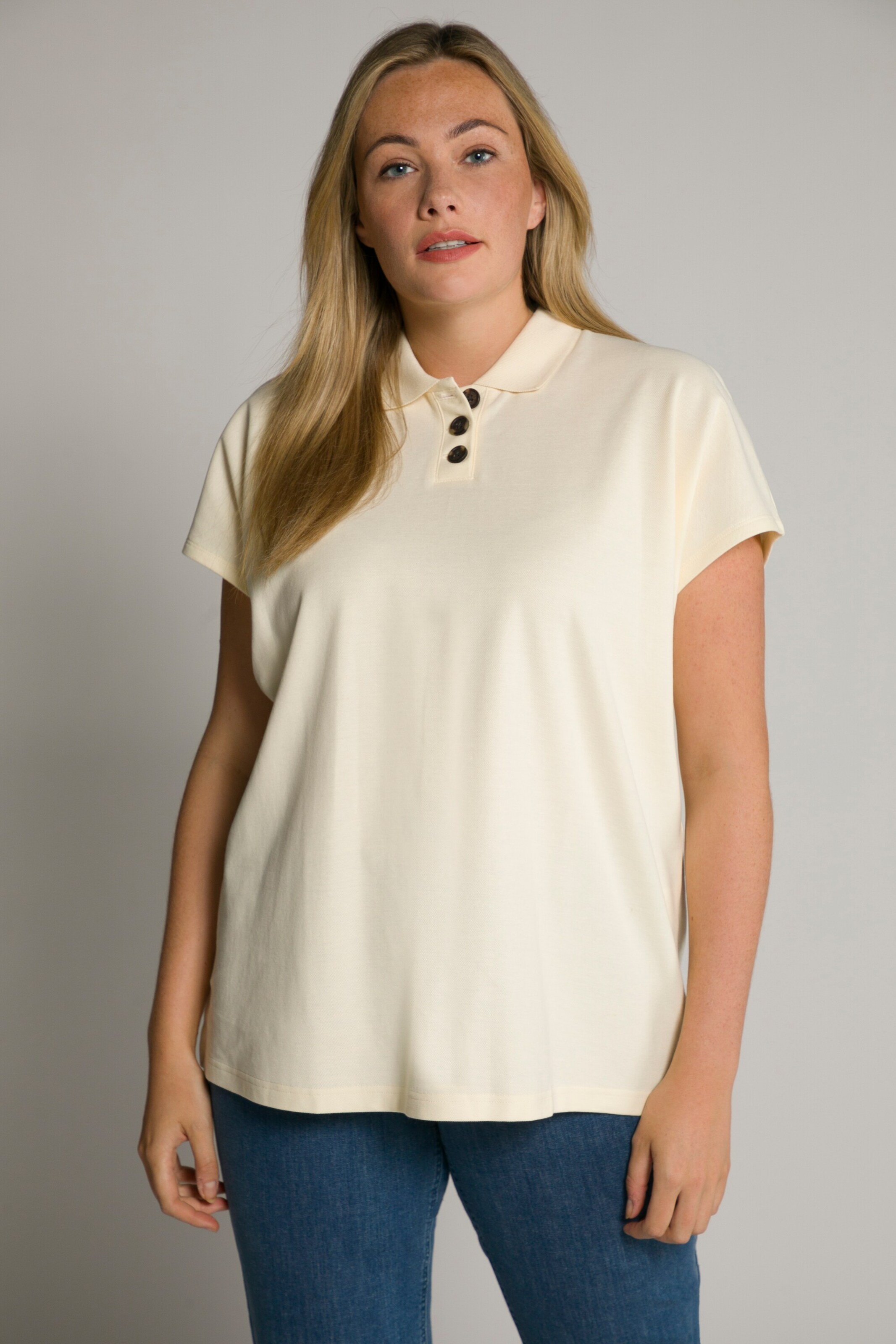 Frauen Shirts & Tops Ulla Popken Shirt in Pastellgelb - BL65427 Frauen Shirts & Tops Ulla Popken Shirt in Pastellgelb - BL65427
