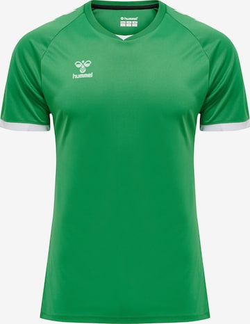 T-Shirt fonctionnel Hummel en vert : devant