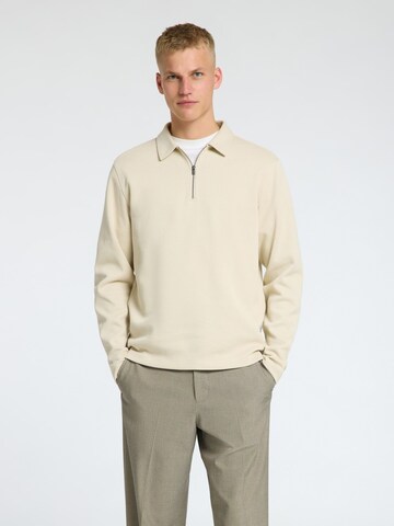 SELECTED HOMME Shirt in Beige: voorkant