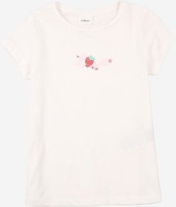 s.Oliver Shirt in Wit: voorkant