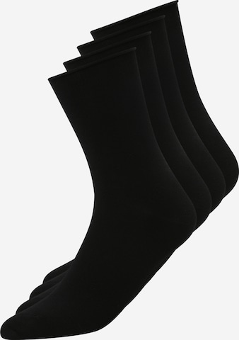 Lindex Socks in Black: front