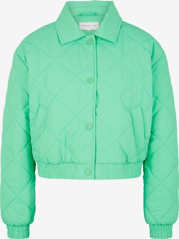 TOM TAILOR DENIM Between-season jacket in Green: front