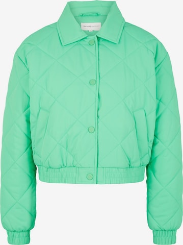 Veste mi-saison TOM TAILOR DENIM en vert : devant