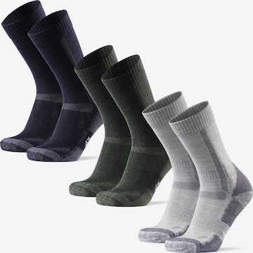 Chaussettes de sport 'Classic Hiking Crew' DANISH ENDURANCE en bleu : devant