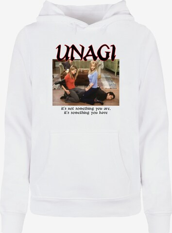 ABSOLUTE CULT Sweatshirt 'Friends - Unagi' in Weiß: predná strana