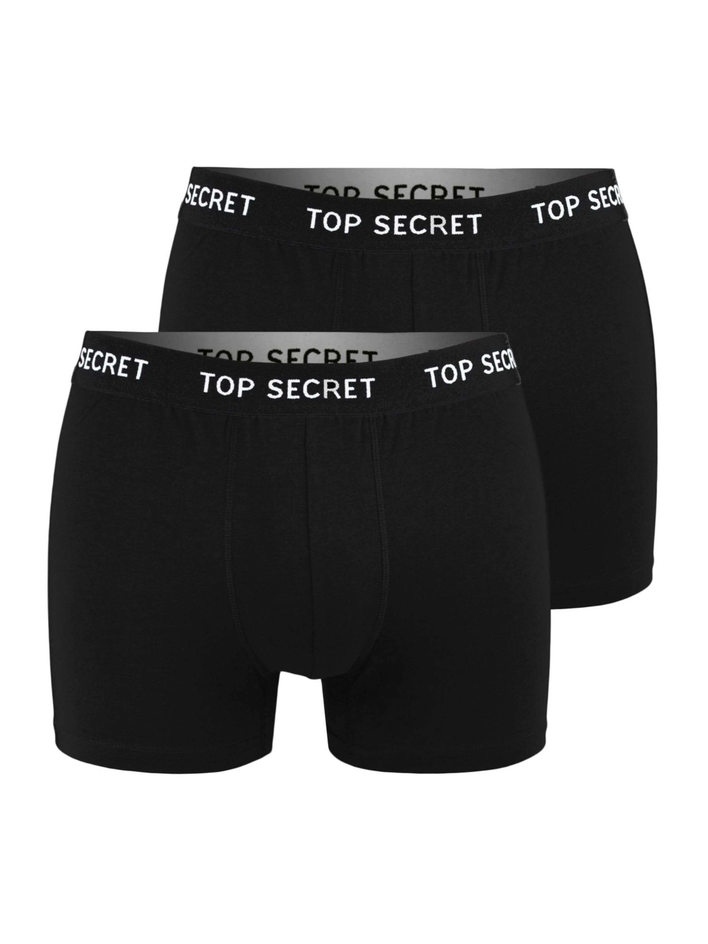 Top Secret - Calzoncillo boxer en negro