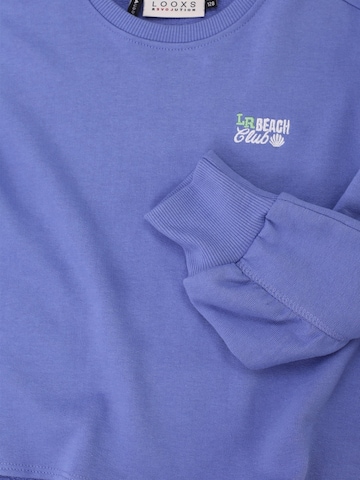 Sweat-shirt Looxs Revolution en bleu