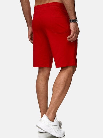 Reslad Regular Pants 'Shorts Basic Sweathose' in Red