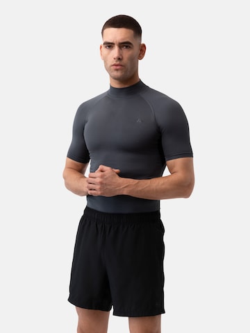 DANISH ENDURANCE Sportsweatshirt 'Compression SS' in Grijs: voorkant