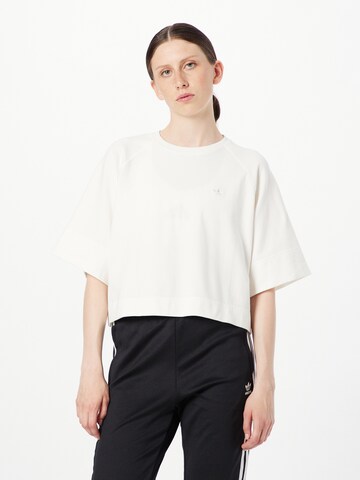 ADIDAS ORIGINALS T-shirt 'Premium Essentials' i vit: framsida