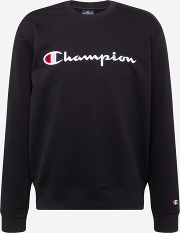 Champion Authentic Athletic Apparel Μπλούζα φούτερ σε μαύρο: μπροστά