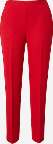 Regular Pantalon à plis MORE & MORE en rouge : devant