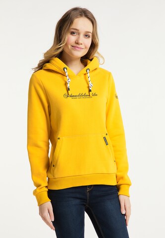Schmuddelwedda Sweatshirt in Yellow: front